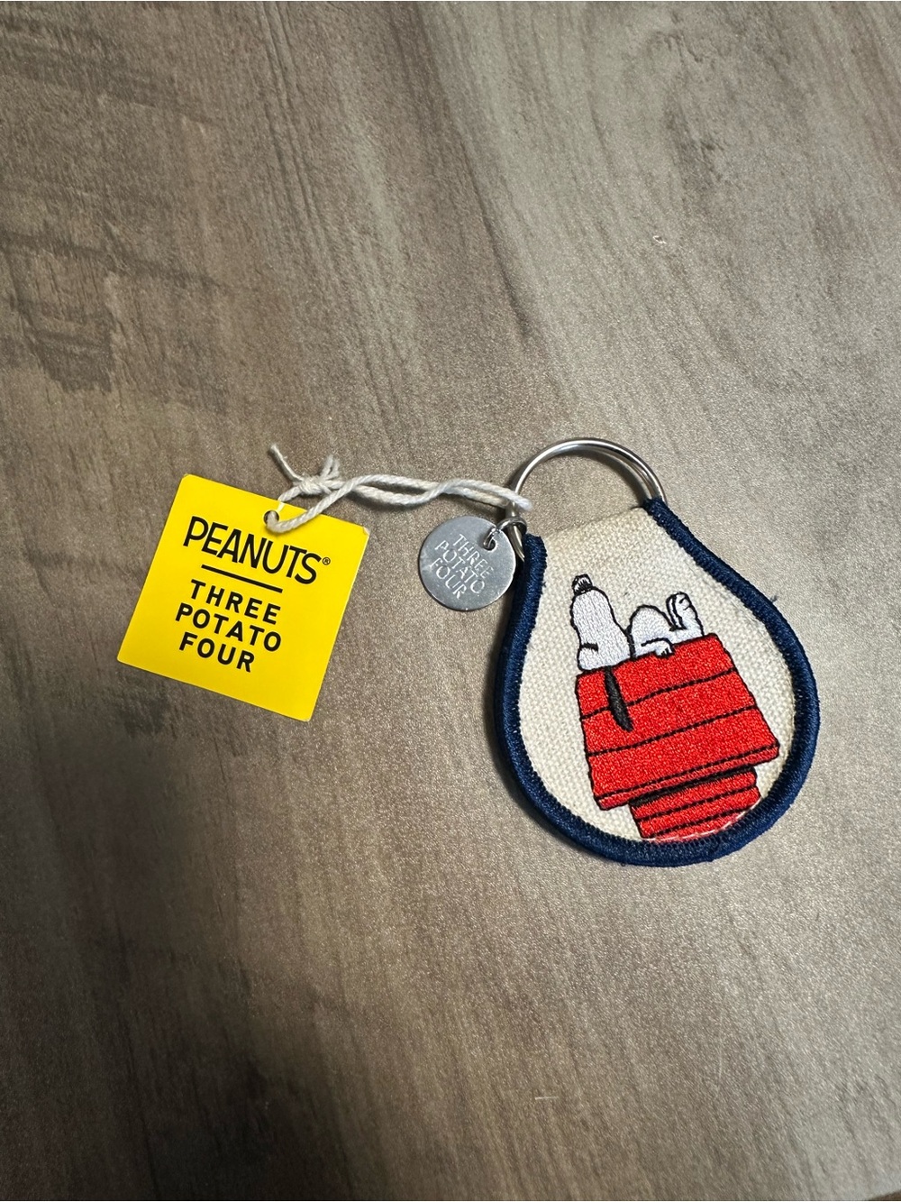 Peanuts Snoopy Three Potato Four Keychain NWT